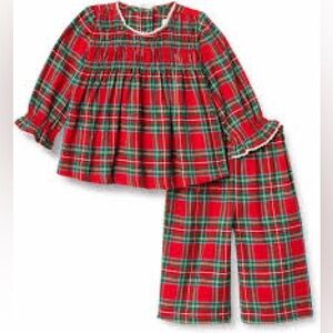 NWT Sofia Grainge Baby Smocked Flannel Set